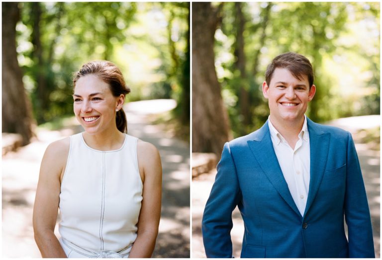 Caroline + T.K. | Percy Warner Park Engagement Session | erinfoxphoto.com